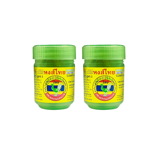 Hong Thai Yadom Groene Inhaler – Thaise Kruidenneusinhaler (2-PACK)