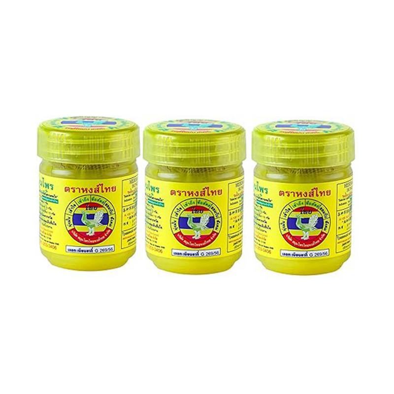 Hong Thai Yadom Gele Inhaler – Thaise Menthol Kruideninhaler (3-PACK)