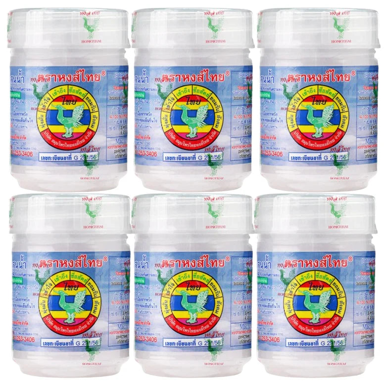 Hong Thai Yadom Witte Inhaler – Natuurlijke Thaise Frisheid (6-PACK)